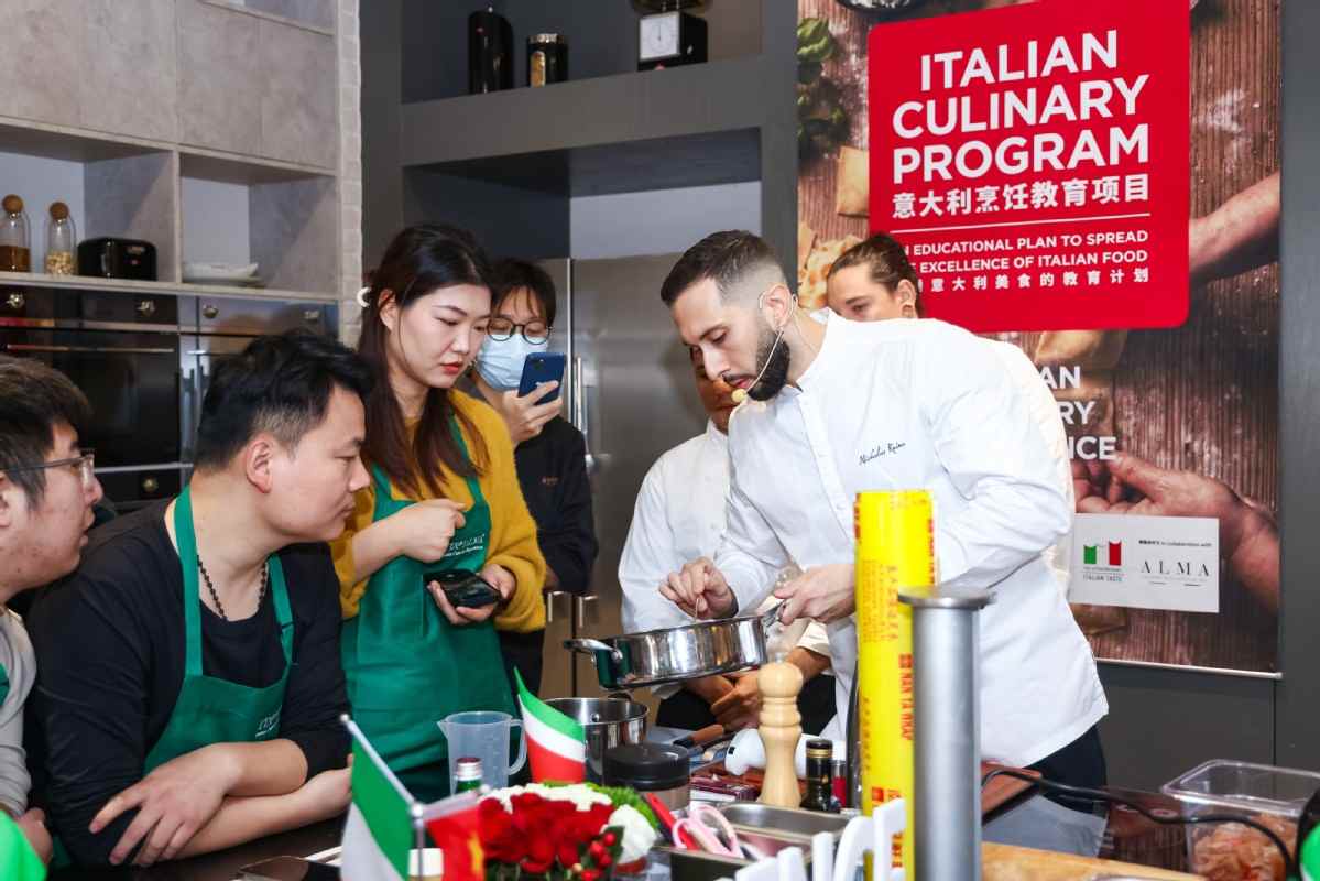 意式烹饪课堂走进中国校园，美食外交深化职业教育合作(图2)