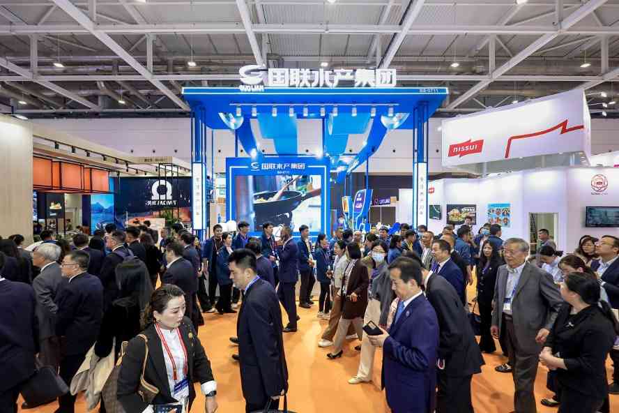 国联水产闪耀国际渔业博览会，亿元大单品引爆预制菜市场(图1)