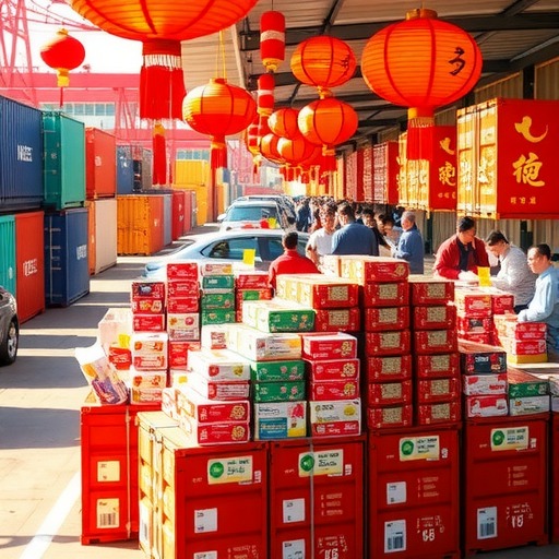 春节年货进出口两旺 海关绿色通道保障供应(图4) 春节年货进出口两旺 海关绿色通道保障供应(图4)