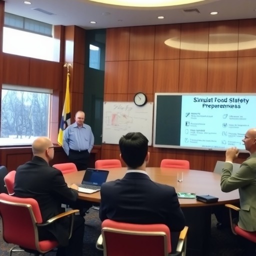 广西钦州市开展跨区域食品安全应急演练强化协同处置能力(图1)