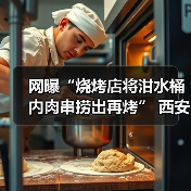 网曝“烧烤店将泔水桶内肉串捞出再烤” 西安官方通报(图4) 网曝“烧烤店将泔水桶内肉串捞出再烤” 西安官方通报(图4)