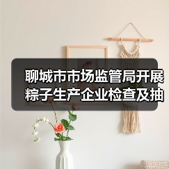 聊城市市场监管局开展粽子生产企业检查及抽检（图3）