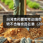 台湾食药署发布边境查验不合格食品名单(2025年5月6日)(图3) 台湾食药署发布边境查验不合格食品名单(2025年5月6日)(图3)