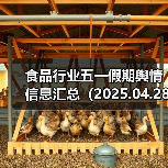 食品行业五一假期舆情信息汇总(2025.04.28-05.05)(图3) 食品行业五一假期舆情信息汇总(2025.04.28-05.05)(图3)