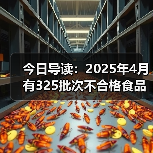 今日导读：2025年4月有325批次不合格食品未准入境；知名品牌回应瓶装水未开封底部现异物；武汉海底捞路边摊荤菜2元素菜1元（2025年05月23日）（图2）
