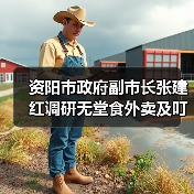 资阳市政府副市长张建红调研无堂食外卖及叮叮集市食品安全工作（图4）