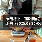 食品行业一周舆情信息汇总(2025.05.26-06.01)(图4) 食品行业一周舆情信息汇总(2025.05.26-06.01)(图4)
