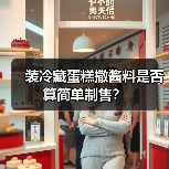 装冷藏蛋糕撒酱料是否算简单制售？（图1）