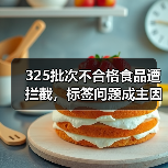 325批次不合格食品遭拦截,标签问题成主因(图3) 325批次不合格食品遭拦截,标签问题成主因(图3)