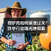 假驴肉如何蒙混过关?铁拳行动曝光掺假案(图3) 假驴肉如何蒙混过关?铁拳行动曝光掺假案(图3)