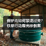 假驴肉如何蒙混过关?铁拳行动曝光掺假案(图4) 假驴肉如何蒙混过关?铁拳行动曝光掺假案(图4)