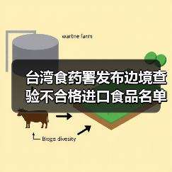 台湾食药署发布边境查验不合格进口食品名单（2025年5月27日）（图1）