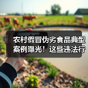 农村假冒伪劣食品典型案例曝光!这些违法行为你中招了吗?(图1) 农村假冒伪劣食品典型案例曝光!这些违法行为你中招了吗?(图1)