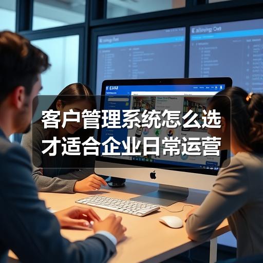 客户管理系统怎么选才适合企业日常运营
