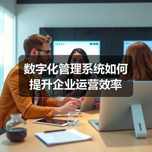 企业数字化管理系统建设是否值得投入?如何精准判断?(图1) 数字化管理系统如何提升企业运营效率
