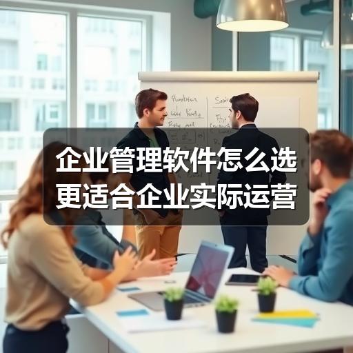 企业管理软件怎么选更适合企业实际运营