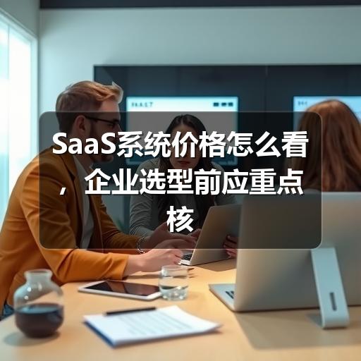 SaaS系统价格怎么看,企业选型前应重点核对哪些费用(图2) SaaS系统价格怎么看,企业选型前应重点核对哪些费用