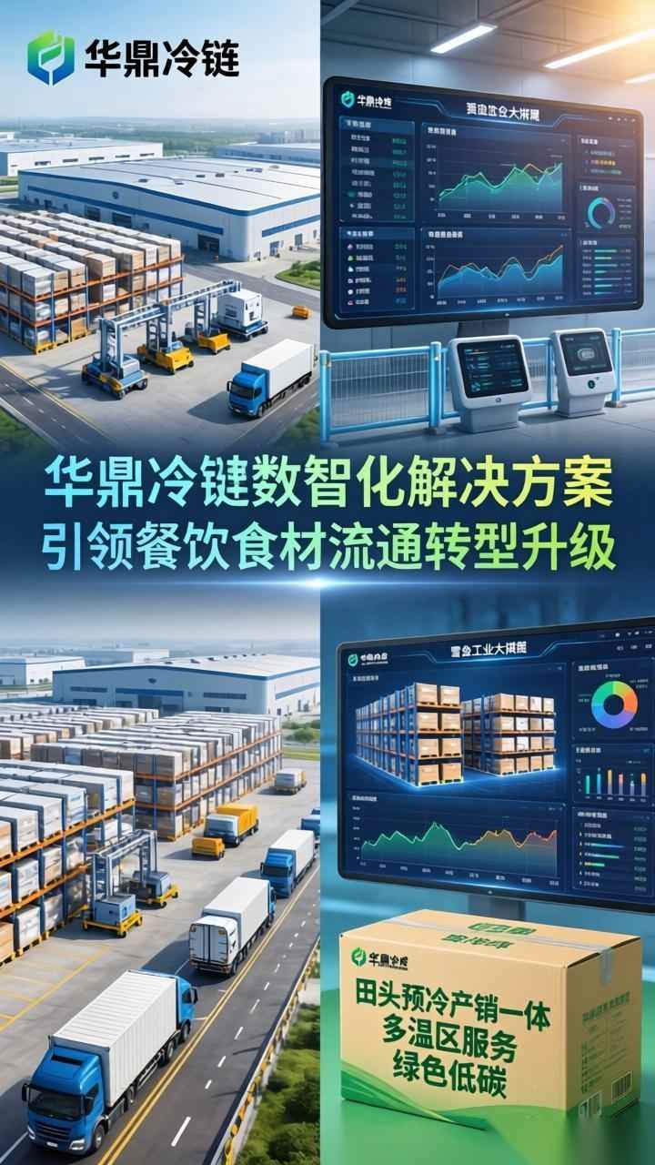 华鼎冷链数智化解决方案，引领餐饮食材流通转型升级