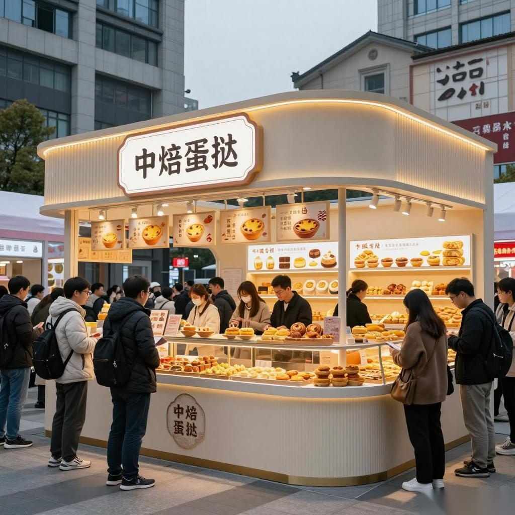2025中式糕点博览会精彩速递 中焙蛋挞首日人气爆棚，全球战略蓝图公开