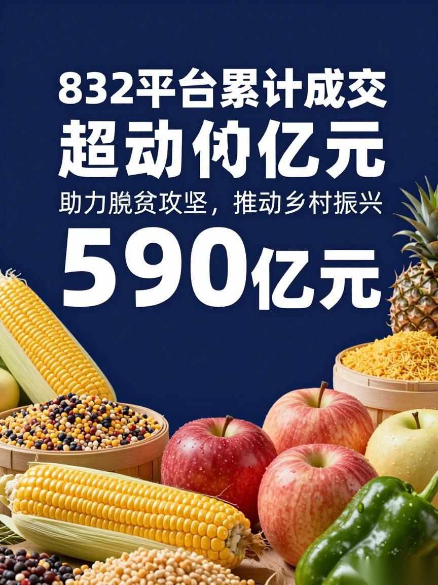 全国脱贫地区农副产品网络销售平台交易超590亿元