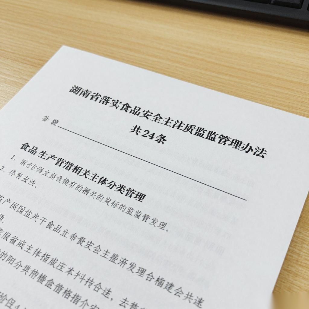 湖南出台食品安全主体责任监督管理办法强化全链条风险管控