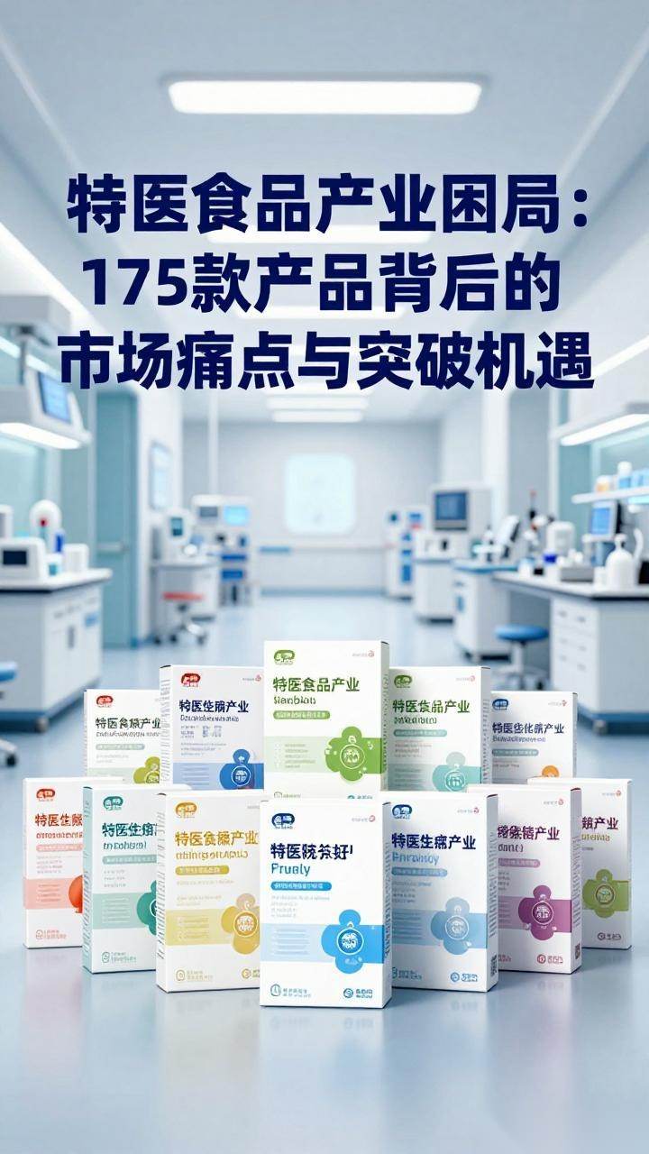 特医食品产业困局：175款产品背后的市场痛点与突破机遇
