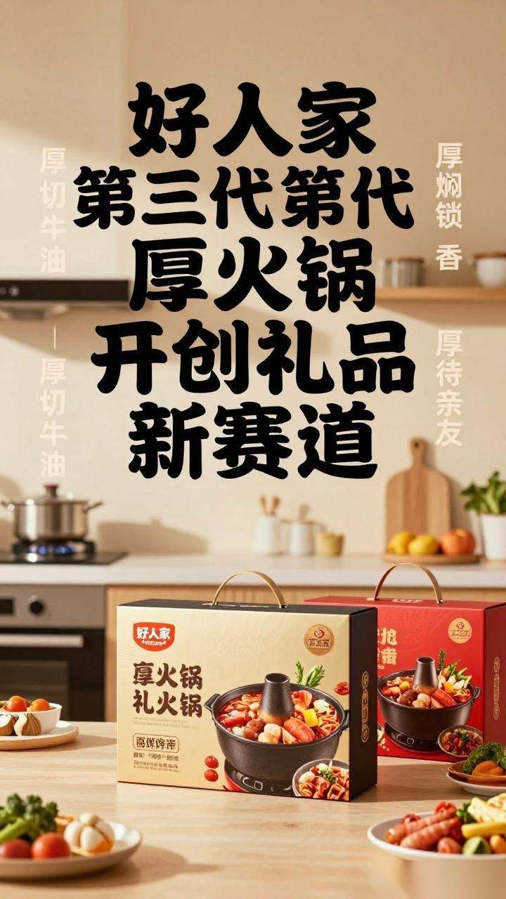 火锅底料行业迎来3.0时代，好人家第三代厚火锅开创礼品新赛道