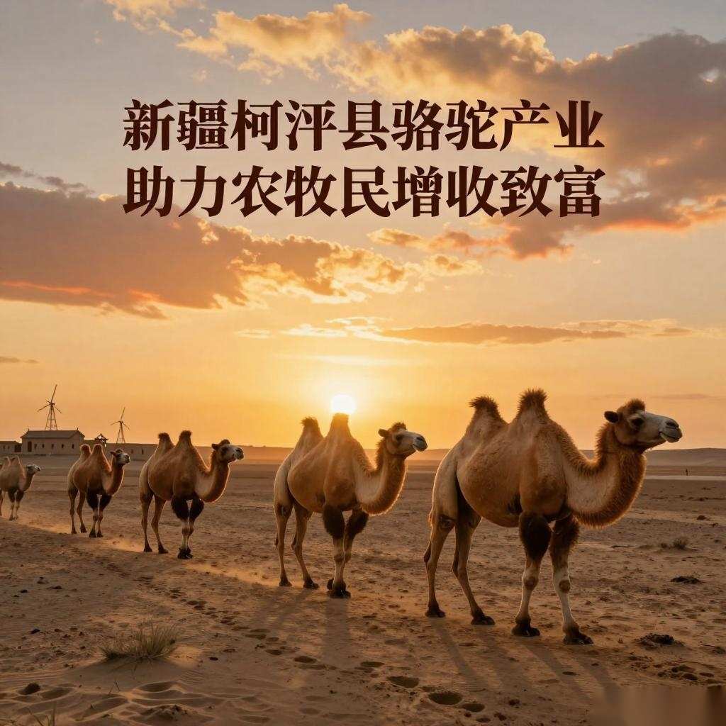 新疆柯坪县骆驼产业助力农牧民增收致富